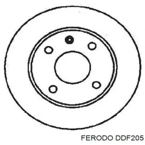 DDF205 Ferodo Discos
