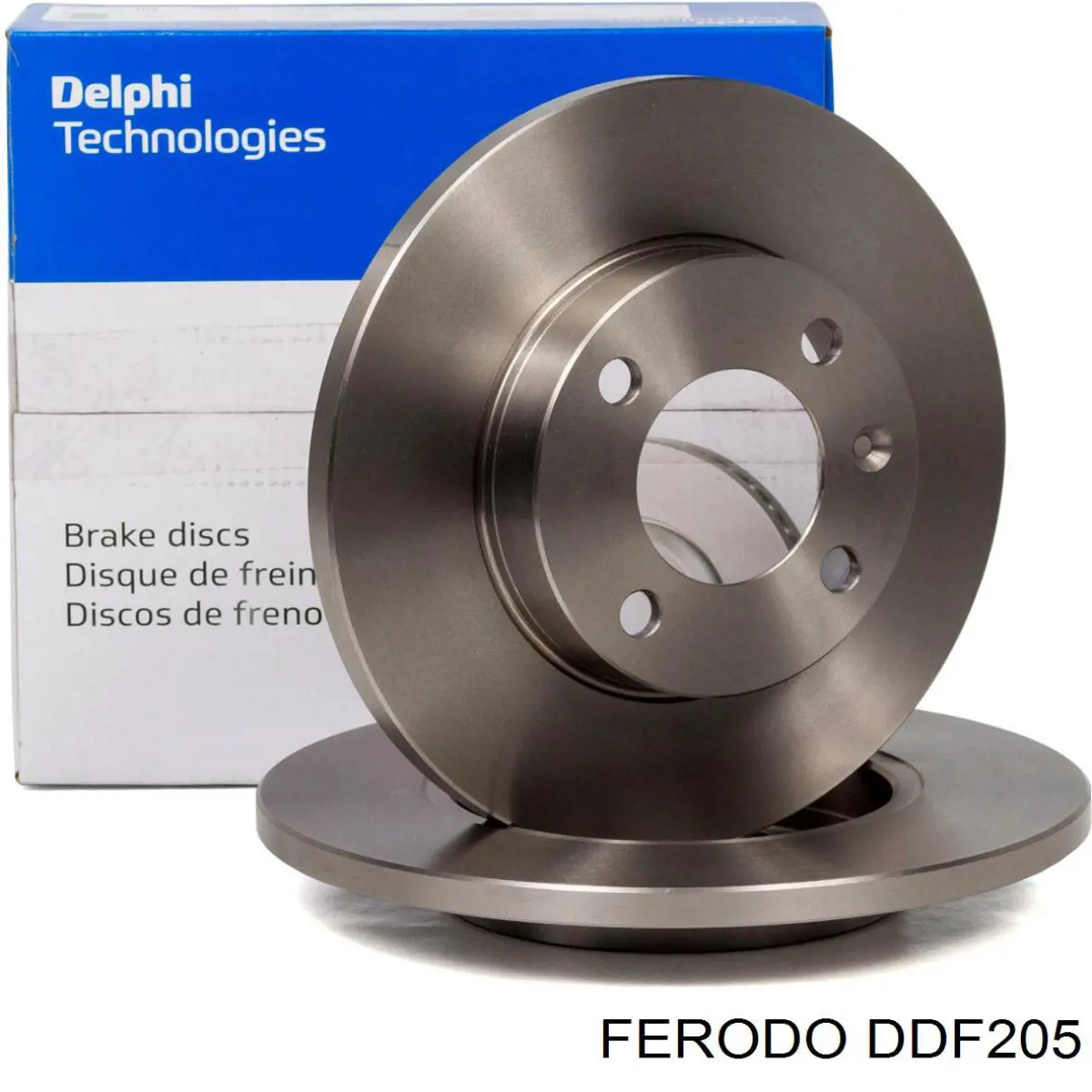 Disco de freno DDF205 Ferodo