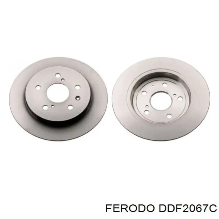 Disco de freno trasero Ferodo DDF2067C precio, desde 50,68 EUR
