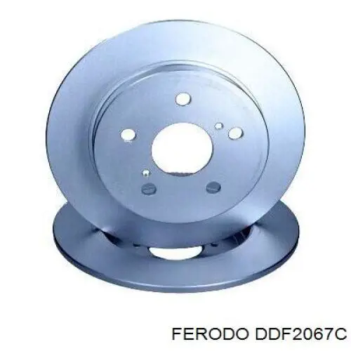 Comprar DDF2067C Ferodo Disco de freno trasero