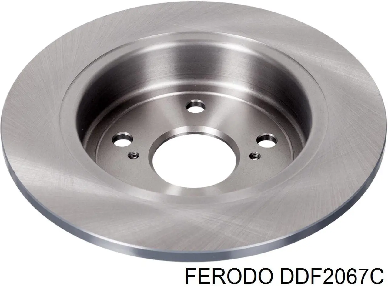 Disco de freno trasero DDF2067C Ferodo