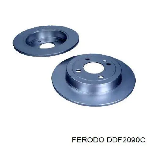 Disco de freno trasero DDF2090C Ferodo