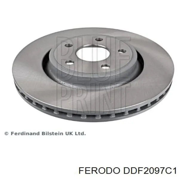DDF2097C1 Ferodo disco de freno delantero