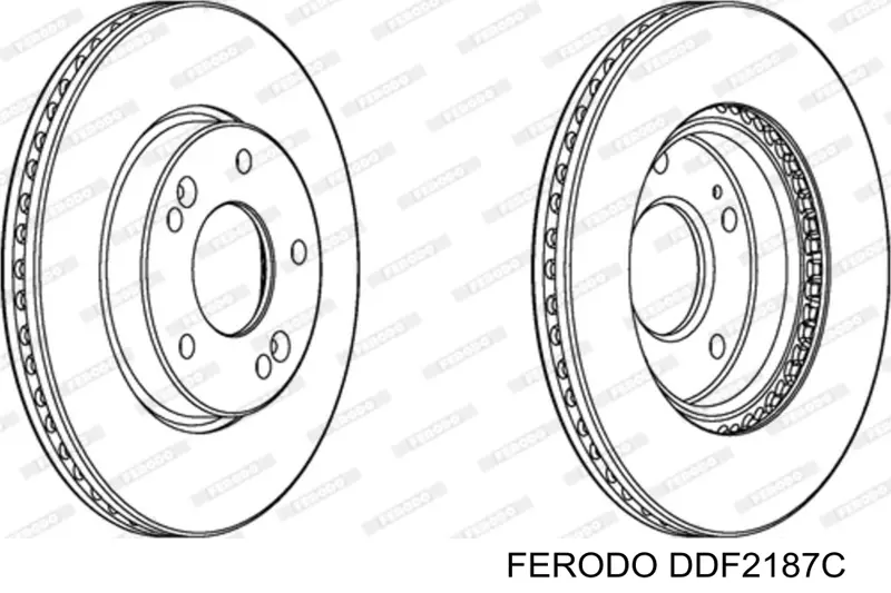 Frenos delanteros Ferodo DDF2187C precio, desde 40,58 EUR