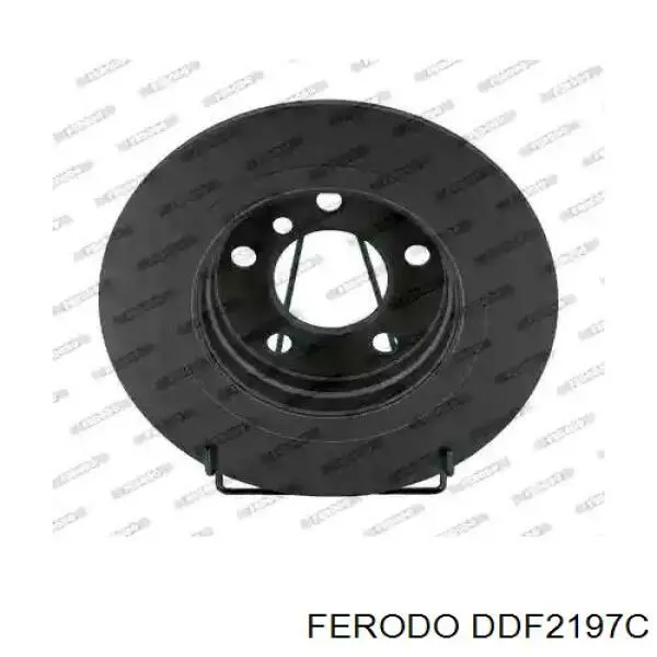 DDF2197C Ferodo disco de freno trasero