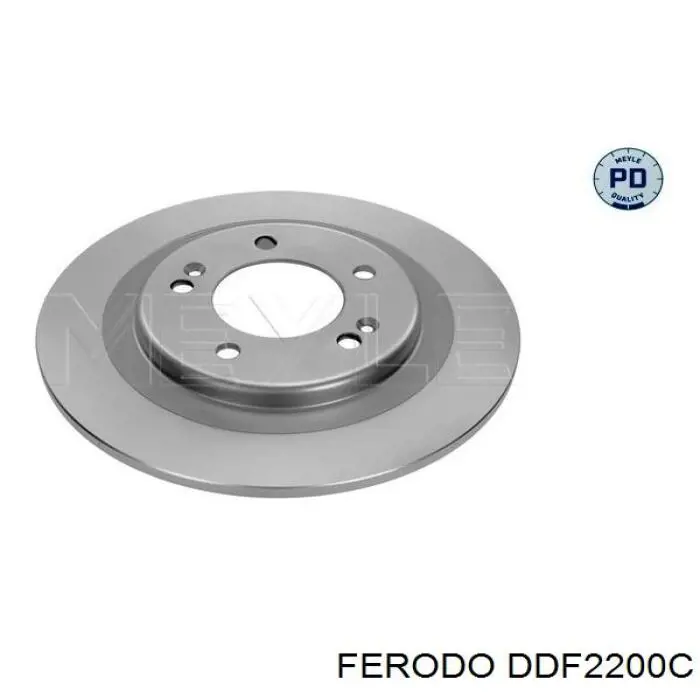 DDF2200C Ferodo disco de freno trasero