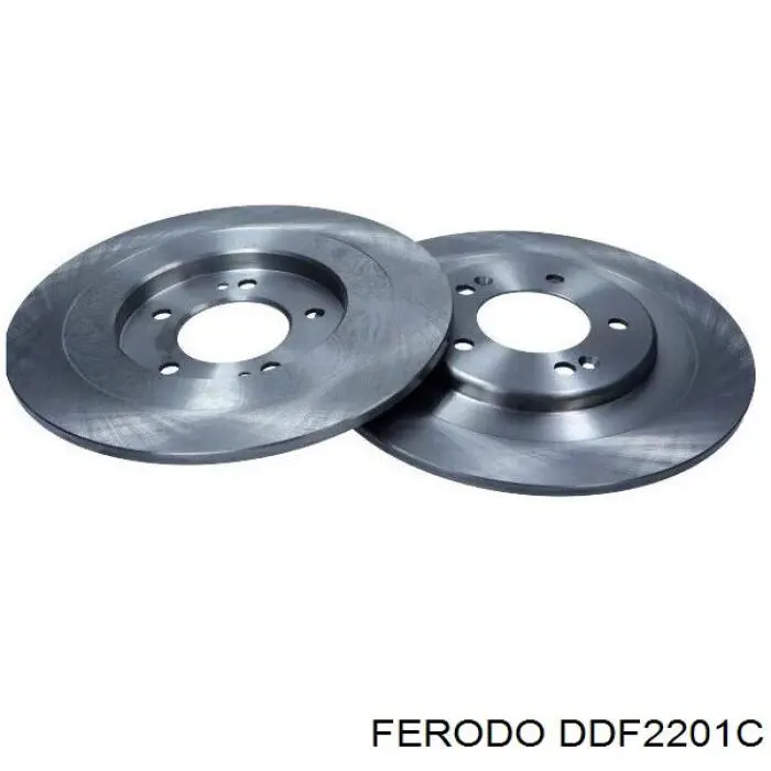 DDF2201C Ferodo disco de freno trasero