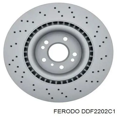 DDF2202C-1 Ferodo freno de disco delantero