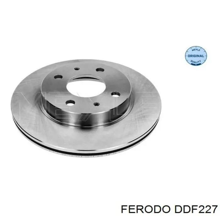 DDF227 Ferodo disco de freno delantero