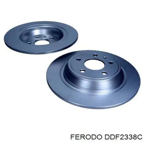 DDF2338C Ferodo disco de freno trasero