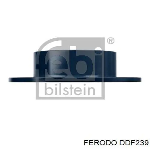 DDF239 Ferodo disco de freno trasero