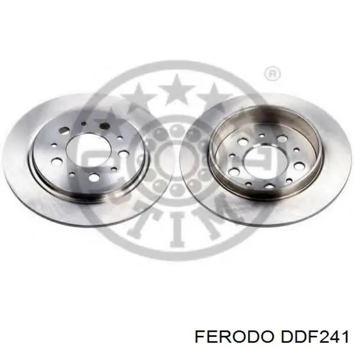 DDF241 Ferodo disco de freno trasero