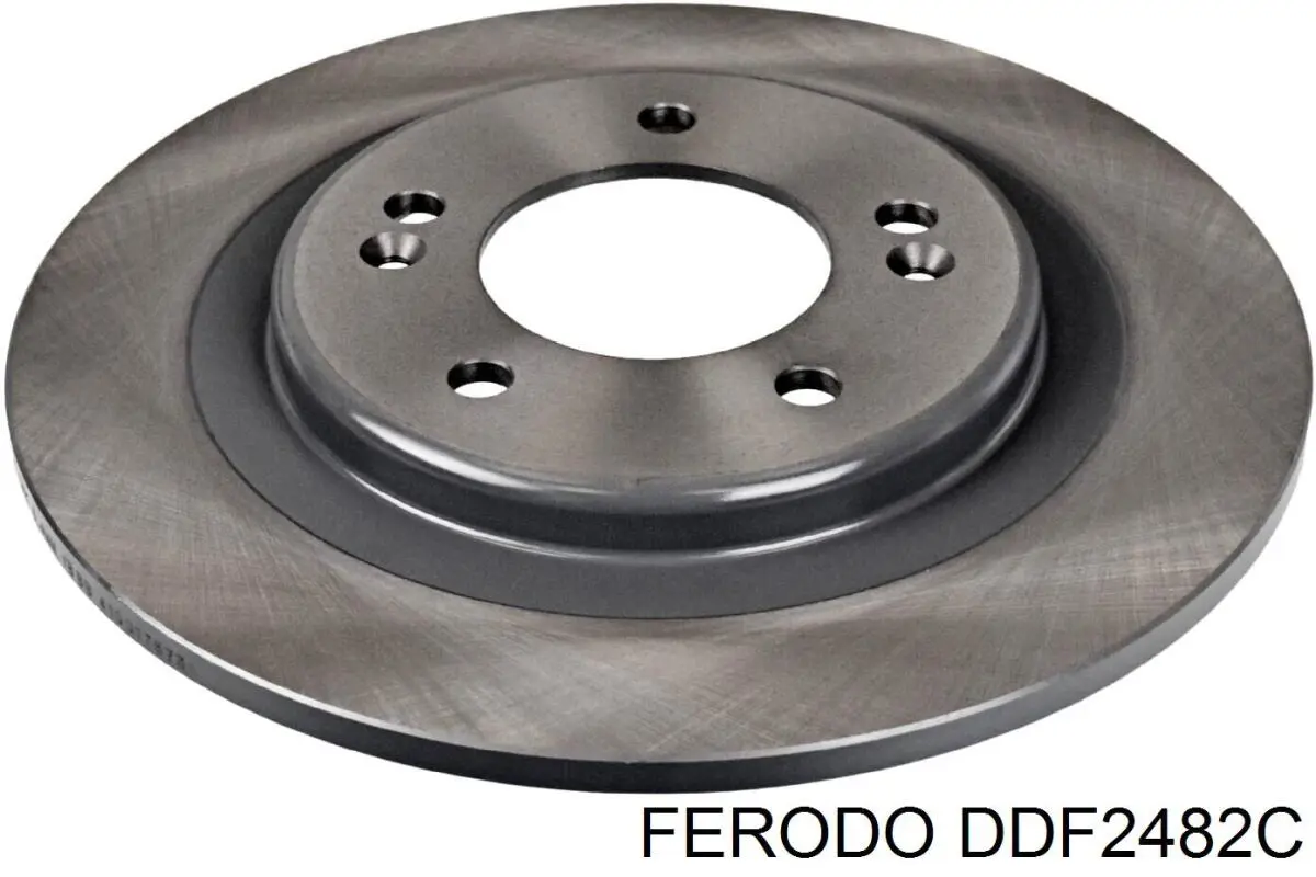 DDF2482C Ferodo disco de freno trasero