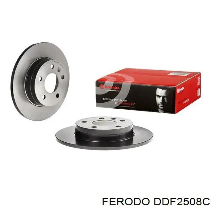 DDF2508C Ferodo disco de freno trasero