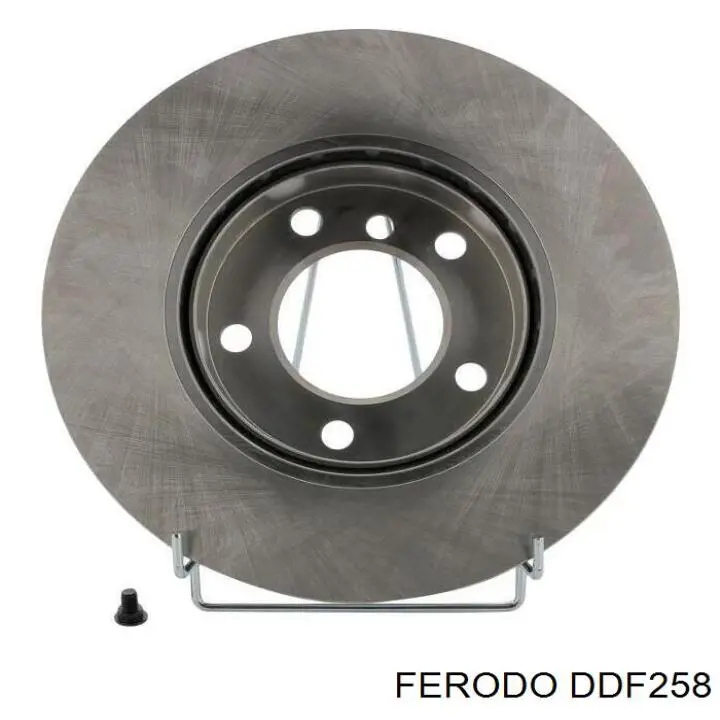 DDF258 Ferodo disco de freno delantero