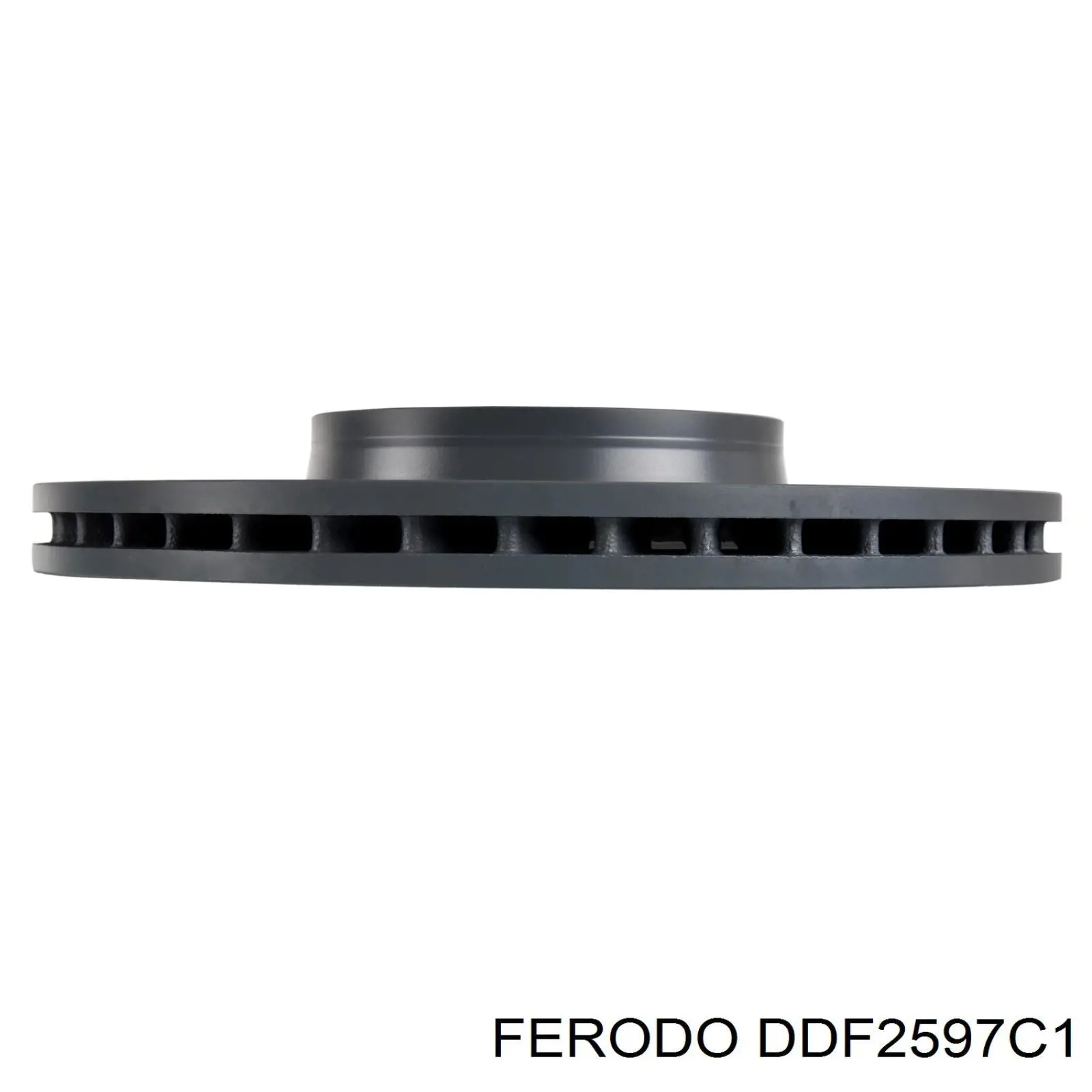 Disco de freno DDF2597C1 Ferodo