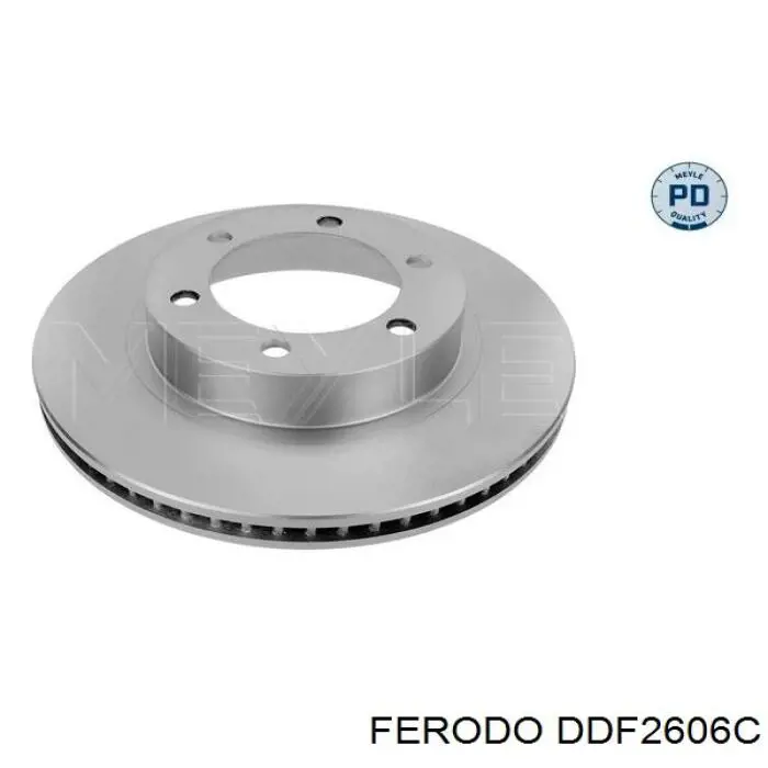 DDF2606C Ferodo disco de freno delantero