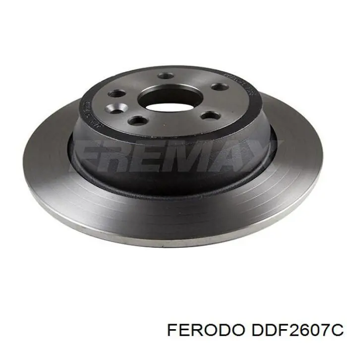 DDF2607C Ferodo disco de freno trasero