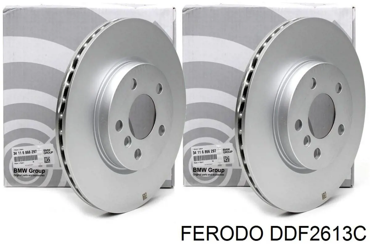 DDF2613C Ferodo disco de freno delantero