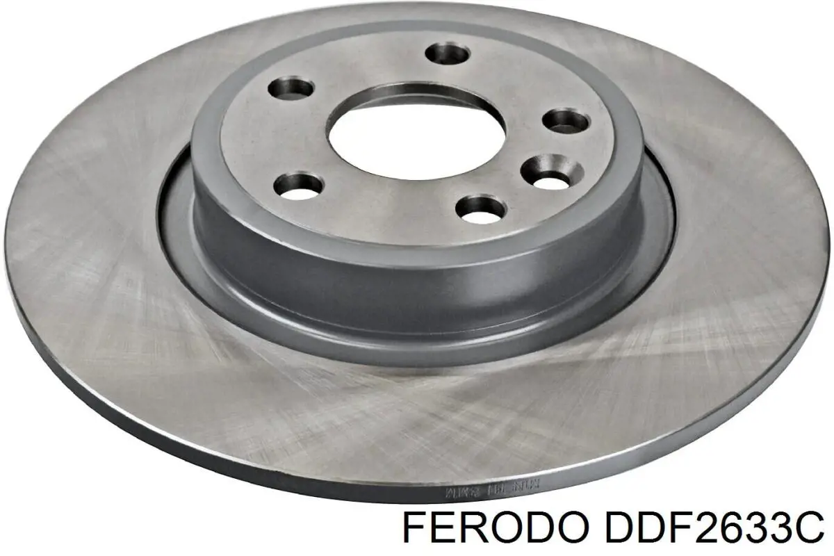 DDF2633C Ferodo disco de freno trasero