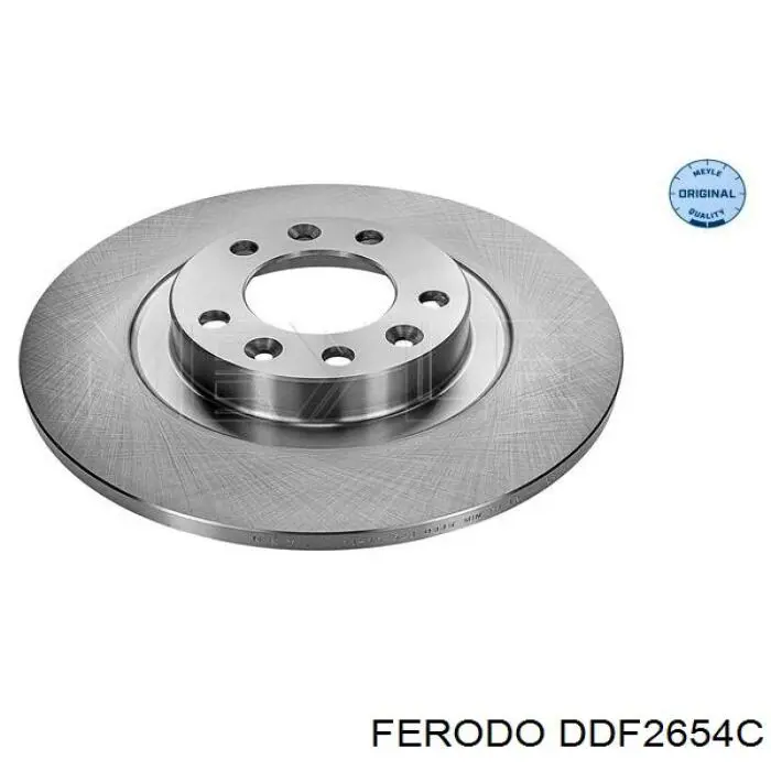 DDF2654C Ferodo disco de freno trasero