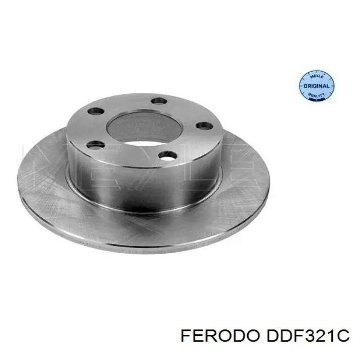 DDF321C Ferodo disco de freno trasero