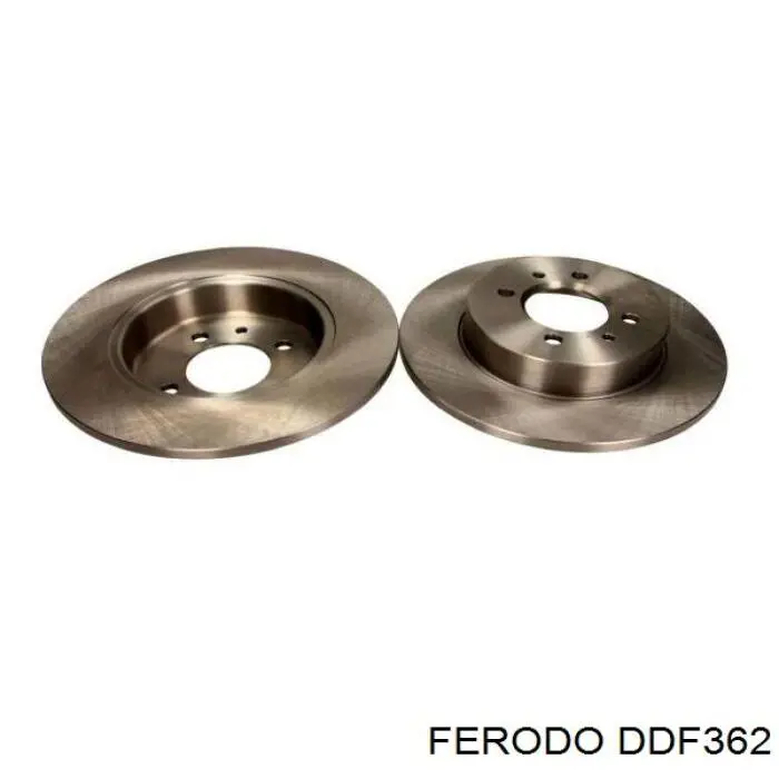 DDF362 Ferodo disco de freno trasero