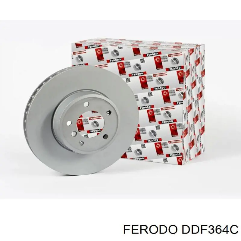 DDF364C Ferodo disco de freno delantero