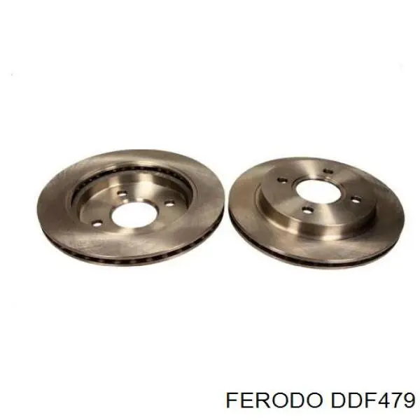 DDF479 Ferodo disco de freno trasero