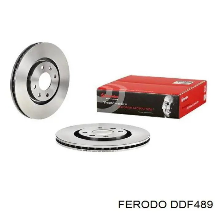 Disco de freno delantero Ferodo DDF489
