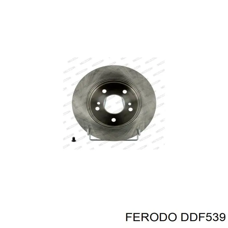 DDF539 Ferodo disco de freno trasero