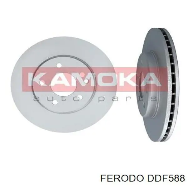 DDF588 Ferodo disco de freno delantero