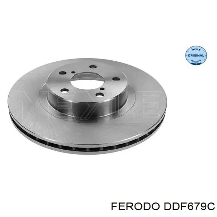 Disco de freno DDF679C Ferodo