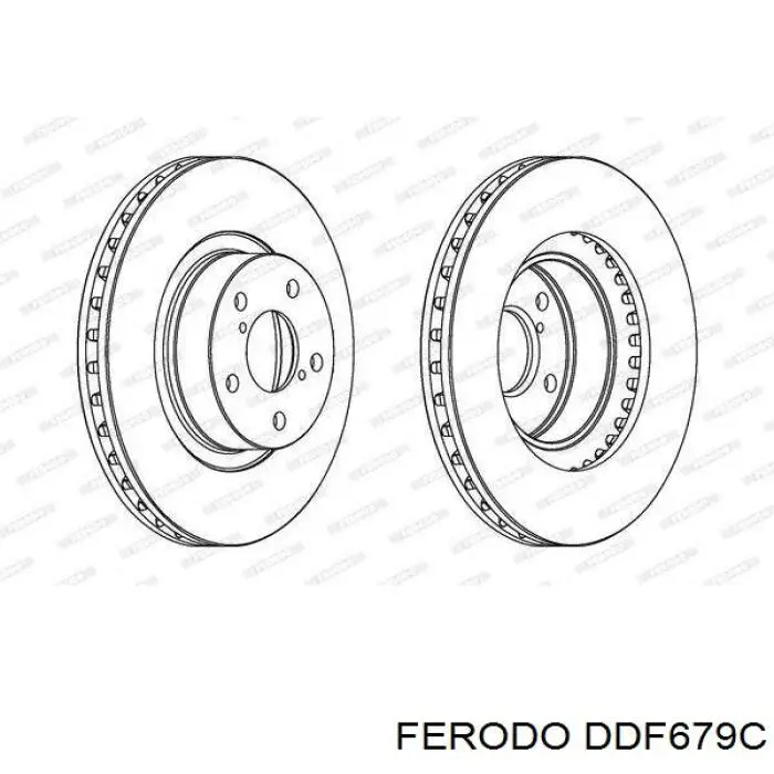 Frenos delanteros Ferodo DDF679C precio, desde 35,54 EUR