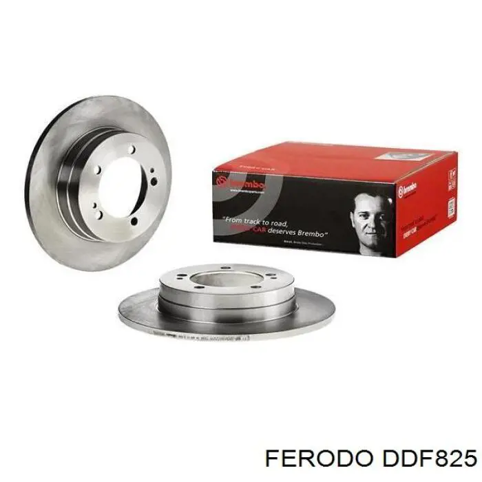 DDF825 Ferodo disco de freno trasero