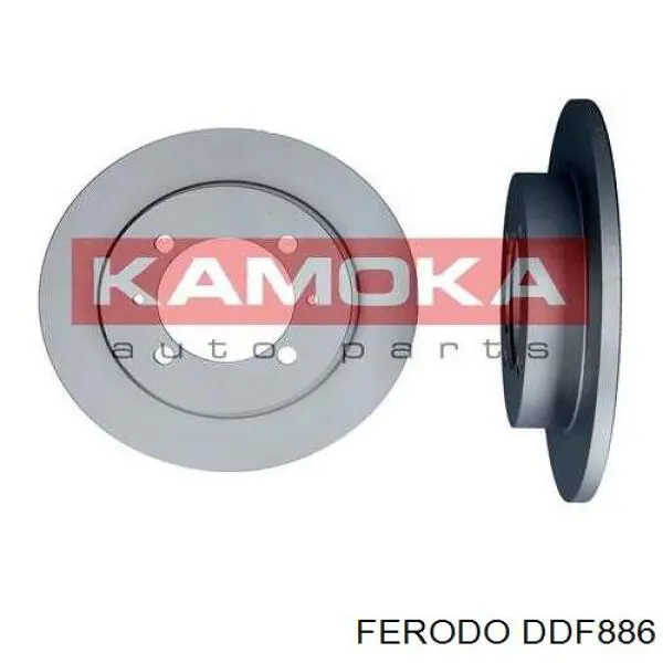 DDF886 Ferodo disco de freno trasero