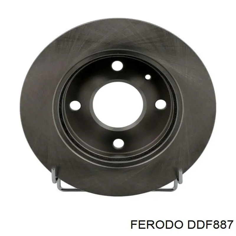 DDF887 Ferodo disco de freno delantero