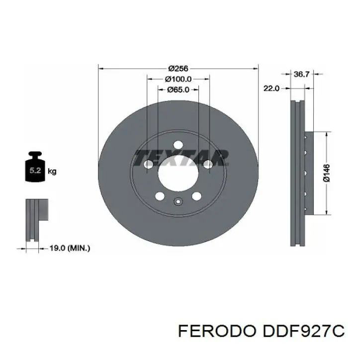 Frenos delanteros Ferodo DDF927C precio, desde 28,67 EUR