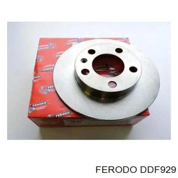 DDF929 Ferodo disco de freno trasero
