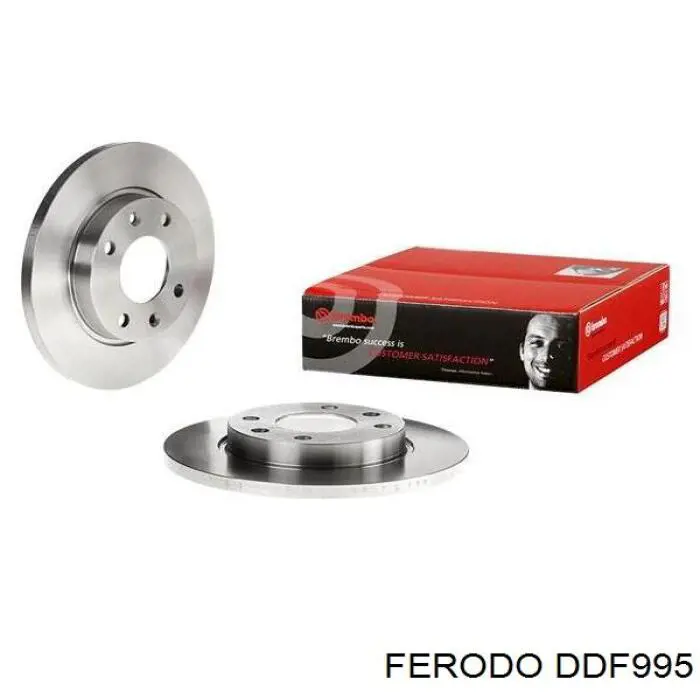 DDF995 Ferodo disco de freno delantero