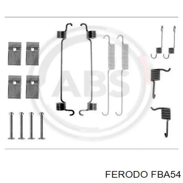  Kit de montaje de zapatas de freno traseras Ford Orion 3