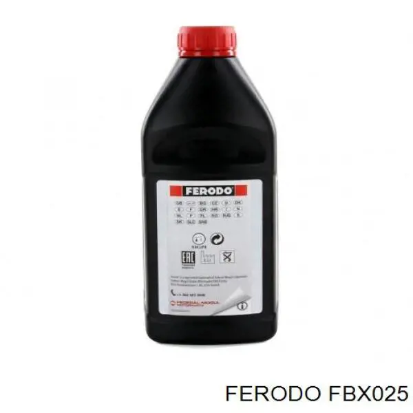 Líquido de freno Ferodo 0.25 L DOT 4 (FBX025)