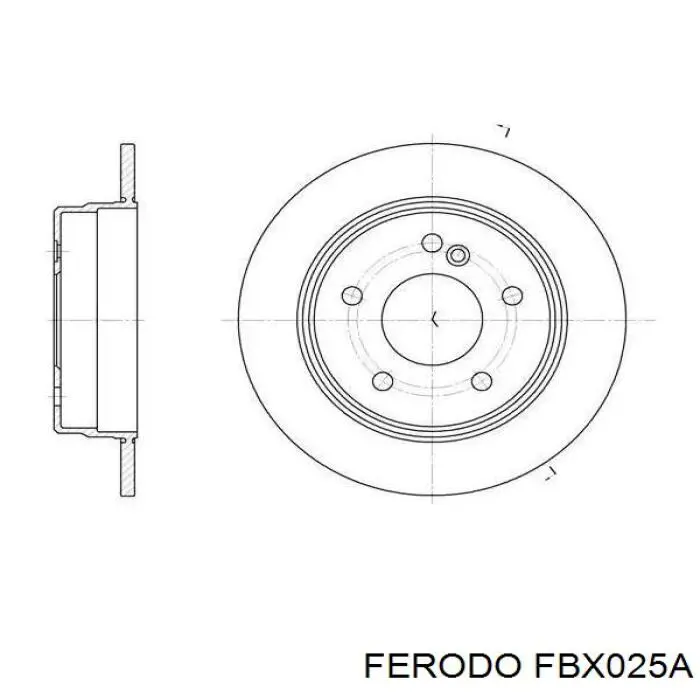 Líquido de frenos FERODO FBX025A