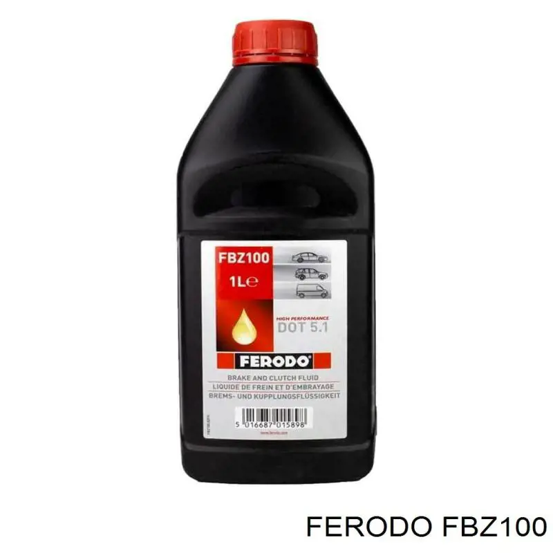 Líquido de freno Ferodo 1 L (FBZ100)