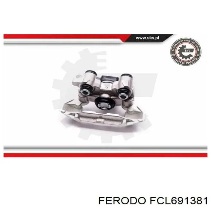 Pinza de freno trasera izquierda Peugeot 605 (6B)