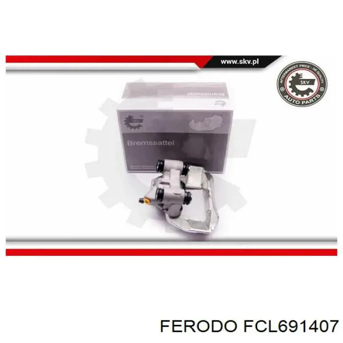Pinza de freno delantera izquierda FERODO FCL691407