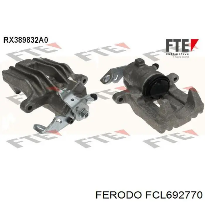 FCL692770 Ferodo pinza de freno trasera izquierda