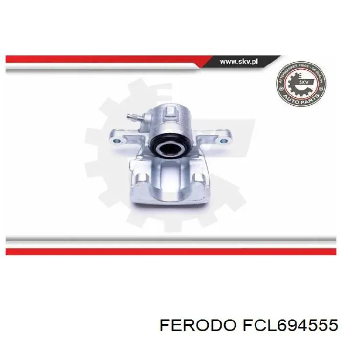 Pinza de freno delantera izquierda 522691 ABS