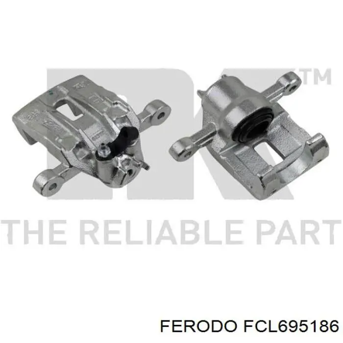 FCL695186 Ferodo pinza de freno trasero derecho