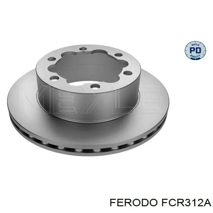 FCR312A Ferodo disco de freno trasero